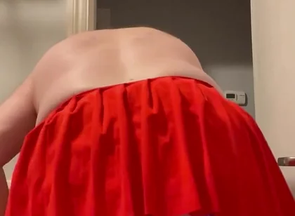 My Red Mini Skirt