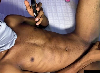 Curvy Big Dick Masturbating