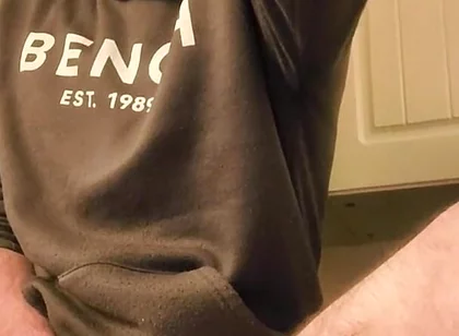Big Dick Wanking and Smoking