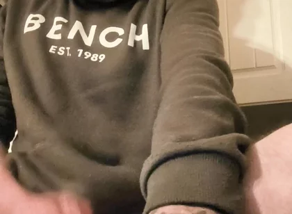Big Dick Wanking and Smoking