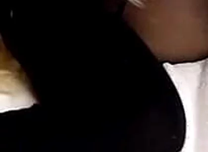 Fucking My Stepsister in Black Stockings! Cumming Inside Her with a Condom!
