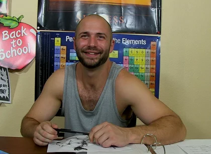 Interviewing Hunky David
