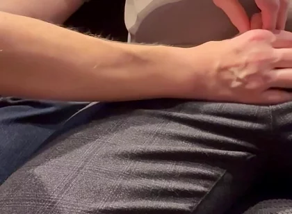 2 Guys Get the Uncut Cocks and Balls Out of Their Pants and Play