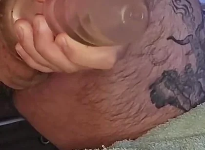 Gay Bear Tries New Toy