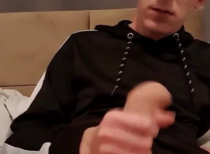 Skinny Young Lad in White Tight Boxers