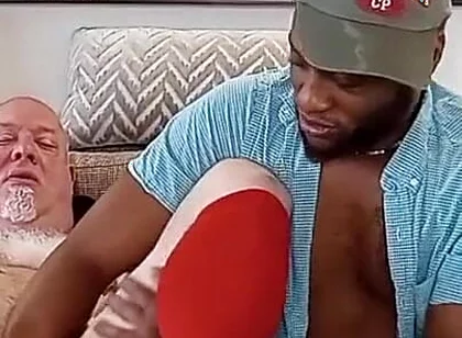 Straight Seduced! Delivery Driver Gets a Taste of Something Else!