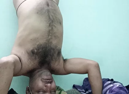 Indian police officer in full masti mood