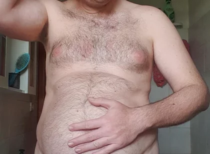 All Naked in Bathroom
