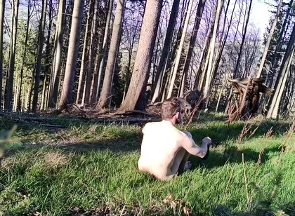 Naked in Forest