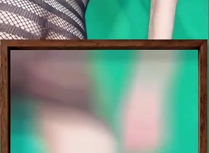 Fishnet Dress with and Without Some Panties