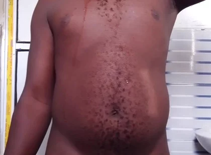 Masturbating in Bathroom