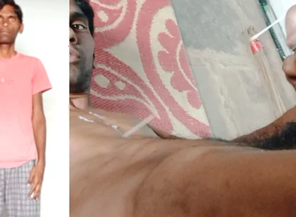 Rajesh Playboy 993 Masturbating Big Cock and Cumming on the Chest. Spanking Butt Stroking Dick