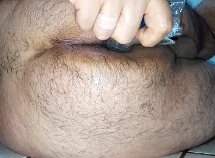Amazing Cum and Anal Penetration Using Red Thong