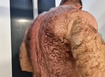 Hairy Jack Taking a Shower
