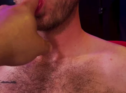 Making Ndcfan29 Eat His Own Load After Making Him Paint His Own Face in His Load