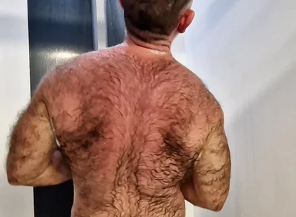 Hairy Jack Taking a Shower