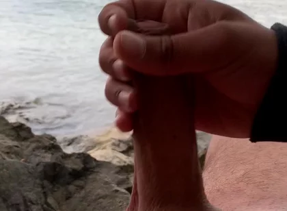 Young Solo Jerk at Lake