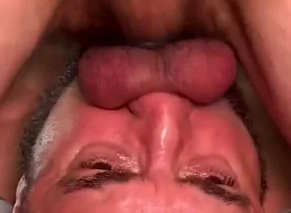 In This Video Gets on His Knees and Gives Me One of the Nastiest Gagging Sessions You’ll Ever See