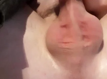 Jerking off From Above
