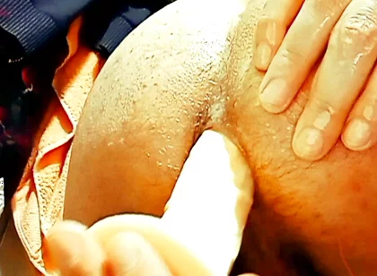 Dildo Rubbed Deep in My Hot Slippery Hole