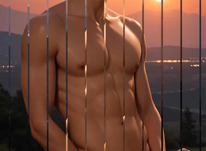 This Slim Toned Nude Man with Huge Erected Dick Will Shock You