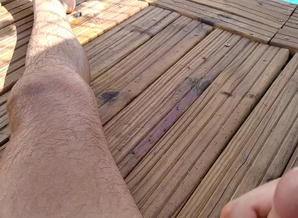 Delicious Cum From Big Cock in the Chill Out Pool