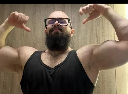 Enjoy the View of My Thick Meaty Biceps Bouncing in Slow Motion