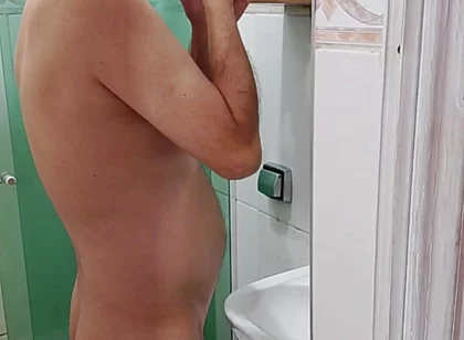 Mr. Carmona Shaving Naked