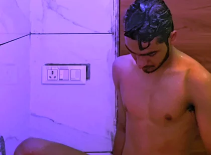 Young Boy Naked Having Fun
