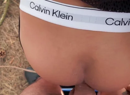The Tall Brit Fucks Twink Luca in the Woods