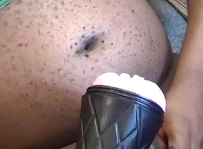 Dick Stroking and Toys Fucking, to Busting a Spurting Huge Nut