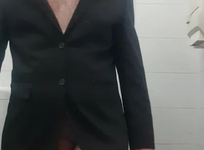 All Naked in Bathroom