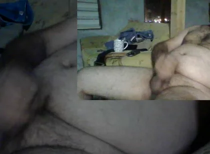 Daddy Bear Masturbates with a Cigarette in His Mouth and Cums