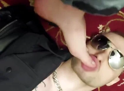 Master Cop boots socks feet licking