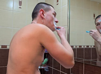 Just Shaving... or Is It? Wait Till the End