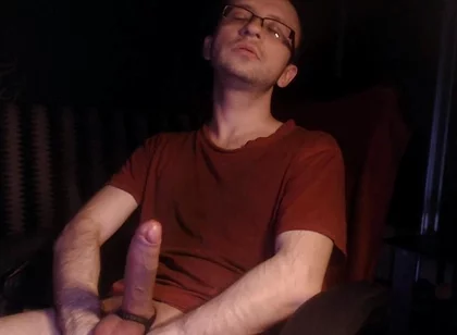 He Enjoys Masturbation by Jerking off His Big Cock