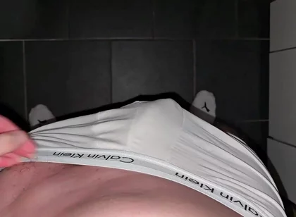 German Master Orders Deep Blowjob.. White Calvins Down.. Cock Dripping