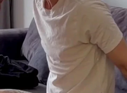Straight Guy Gets Mone From a Stranger on the Street and Tries on Himself for the First Time First Part