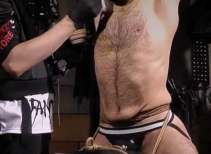 Oiled Zeus Tickling Session Stress Pose, Cyber Skin Gloves & Sensual Overload