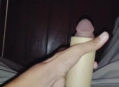 Very Hardcore Masturbation by a Big Hot Dick. It Is Drilling Again and Again