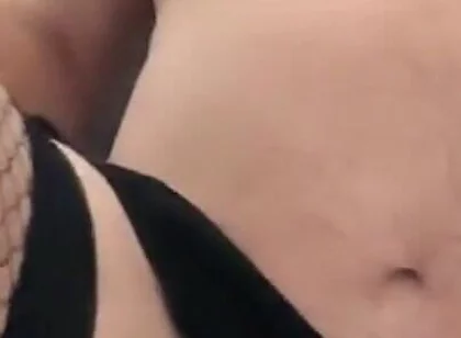 Stripping off Mom's Lingerie