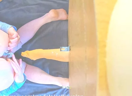 My Ass Eating a 20 Inch Dildo Fist with Lots of Lube