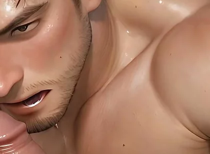 This Rugged Guy Jerking off with Intense Expression Will Drive You Wild