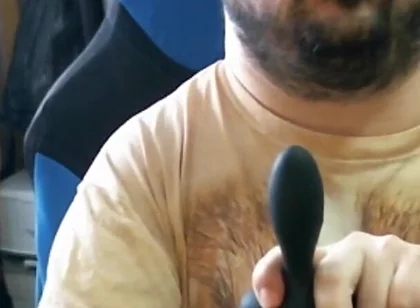 Disabled Person Trains His Mouth Before a Blowjob