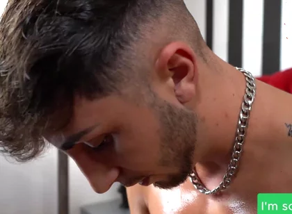 Brunette Guy Jerkoff