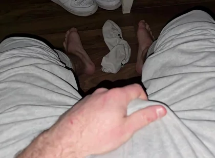 Big Load of Cum in Sweaty Socks - Follow Me