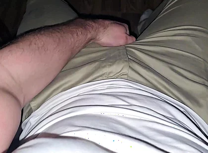 German Voice Commands You. Wet Cock Shines.. Beige Jeans with Precum.. Intense Fragrance