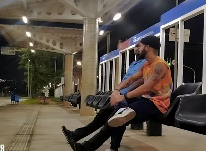 Cruising at the Bus Stop Driver and Passenger Video 1