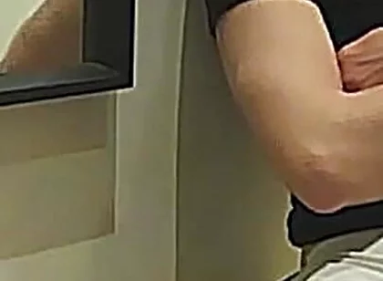 Amateur Boy Pees a Few Drops on His Flatmate's White Briefs