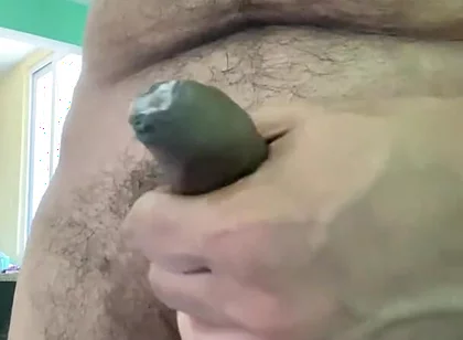 POV Long Cock Cumming Hard